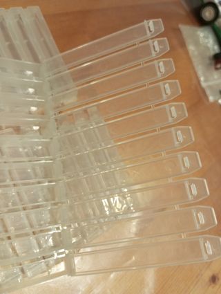 4 CAJAS  ORGANIZADORAS TRANSPARENTES SCALEXTRIC
