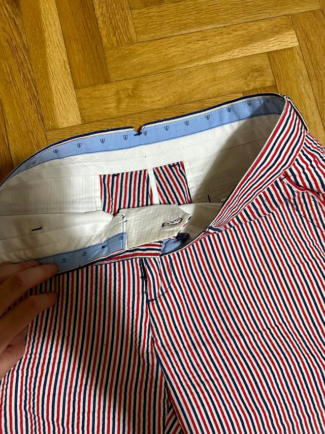 Bermudas de rayas talla 44