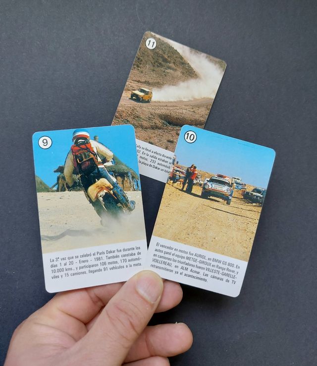 Juego NUEVO de Heraclio fournier 80s. Paris dakar.