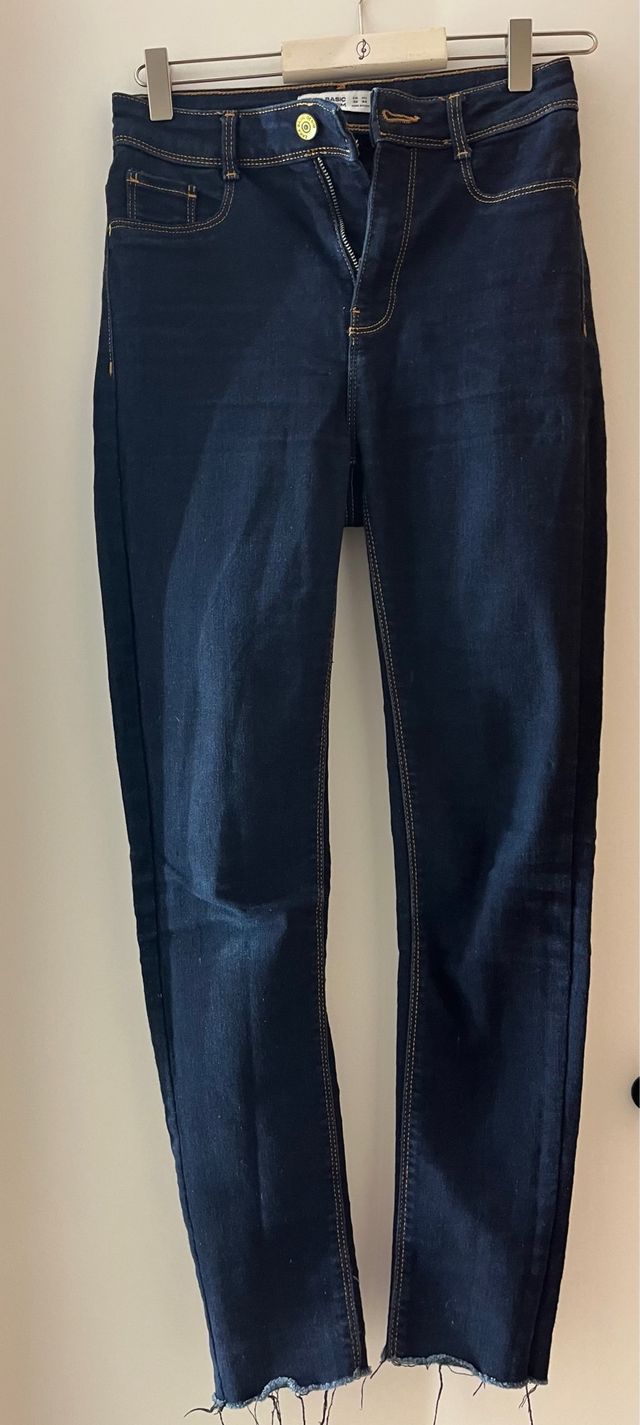 Vaqueros ajustados - Azul marino