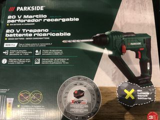Parkside Martelo perforador recargable