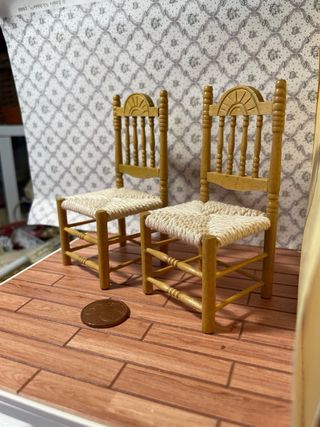 Sedie in miniatura, 2 pezzi