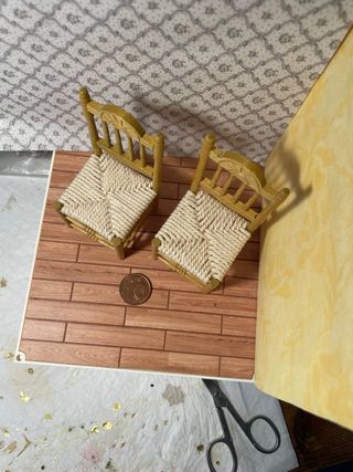 Sedie in miniatura, 2 pezzi