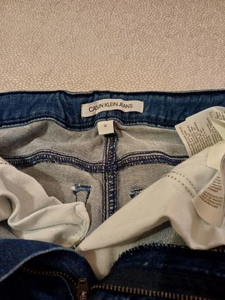 Jeans Calvin Klein skinny blu, taglia 14 anni