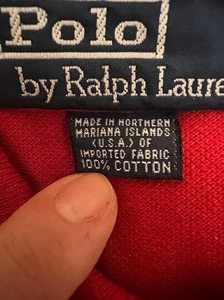 Polo Ralph Lauren Uomo Rossa Tg.S americana