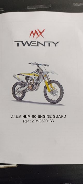 Cubre Carter aluminio-Twenty HardShell. KTM 