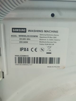 Lavadora Samsung EcoBubble 8kg