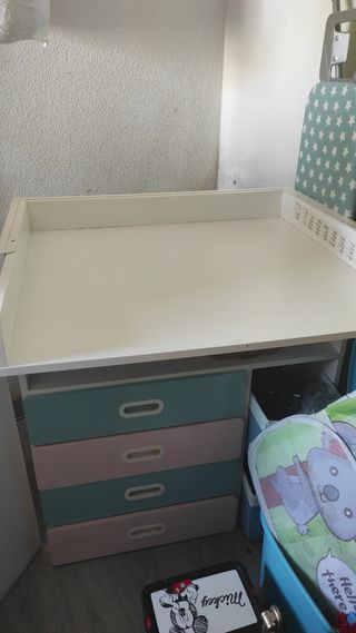 Armario cambiador bebé - Mint & Rosa (negociables)