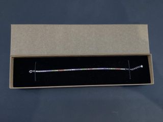 pulsera plata 925mm con piedra con circonita