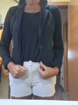 Americana negra elegante