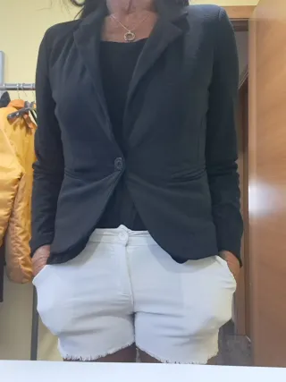 Americana negra elegante