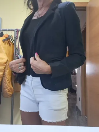 Americana negra elegante