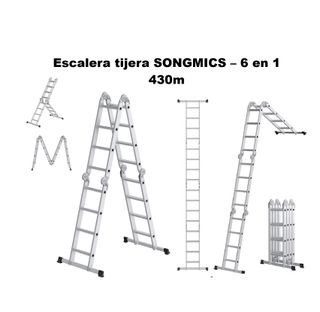  Escalera tijera MULTIFUNCION 6 en 1 430m