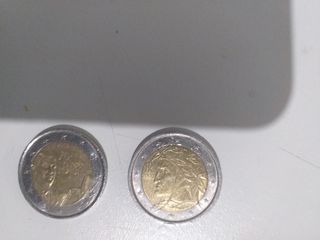 2 monedas 2 euros conmemorativas