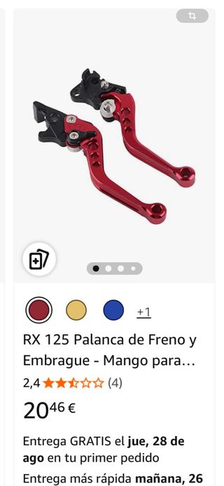 RX 125 Palancas Freno Embrague las 4 20 euros