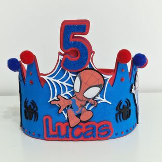 Corona Cumpleaños Spidey