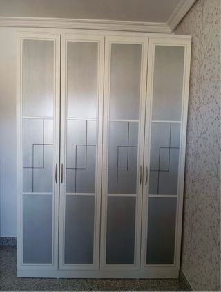 Armario madera 3 puertas correderas