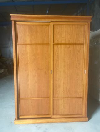 Armario madera 3 puertas correderas