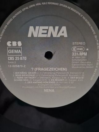 Vinilo Pop-Rock Internacional nena