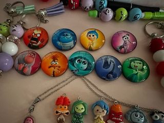 Lote Inside Out 2: Llavero, Bolígrafos
