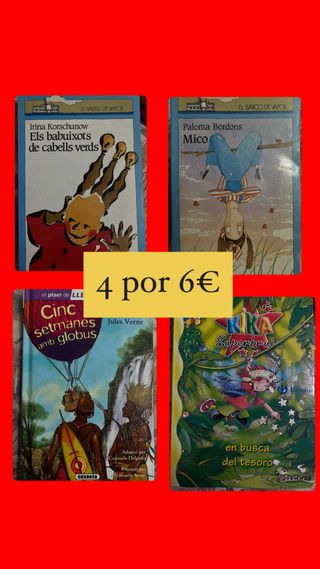 Lote de Libros 4 por 6€