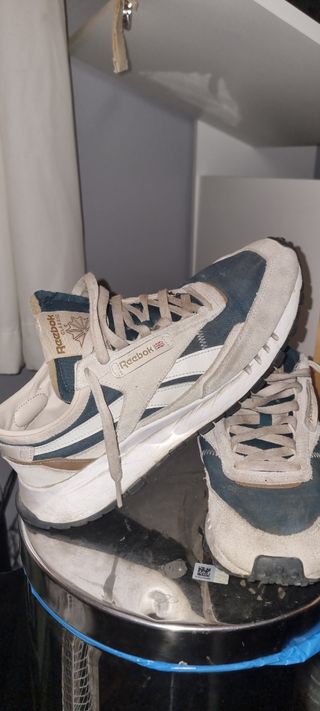 Zapatillas Reebok Classic - Beige/Azul