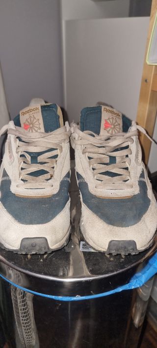 Zapatillas Reebok Classic - Beige/Azul