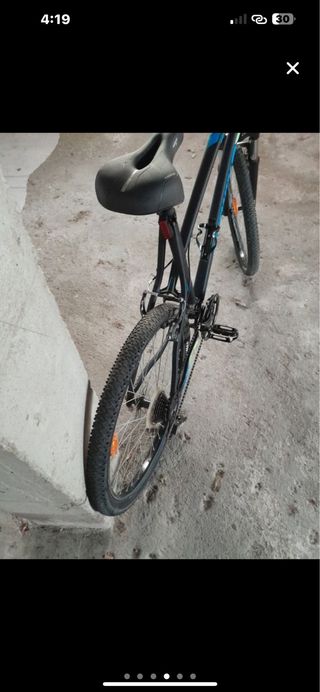 Bicicleta montaña negra