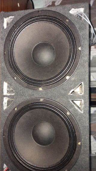 Cajón 2 medios 10" 250RMS c/u
