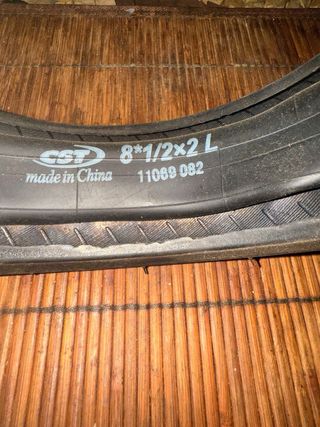 2 Cubiertas  con cámaras para patinete electrico