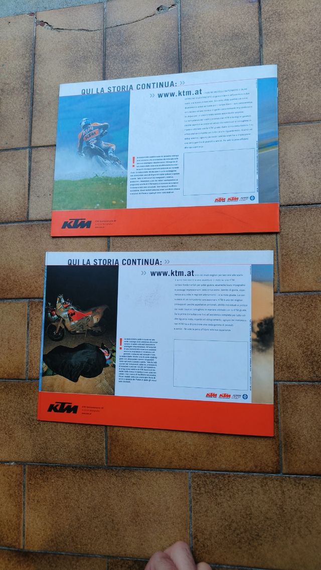 Depliant KTM Street & Adventure 2003