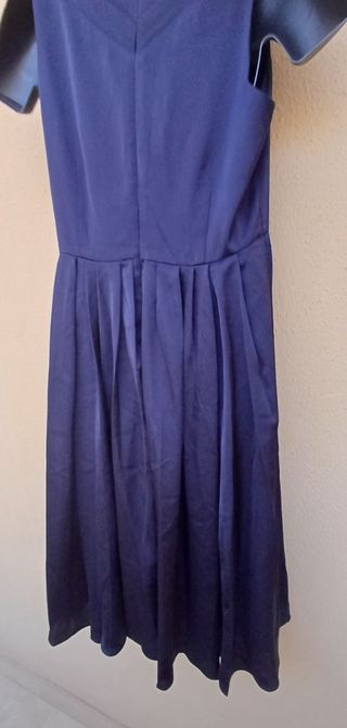 Vestido Tintoretto azul - Talla L. Largo: 109 cm.
