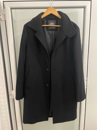 Gabardina Zara negra - Talla M