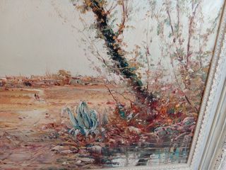 Cuadro paisaje óleo 70x65cm