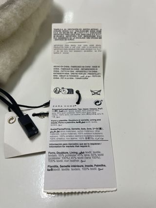 Zapatillas Zara Home Blancas - Talla 37