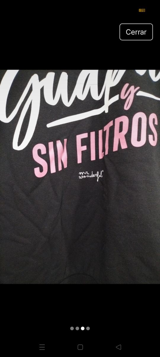 Sudadera Stradivarius Negra - Talla S