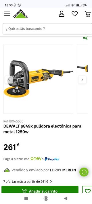 Pulidora Dewalt DWP849X - Nueva