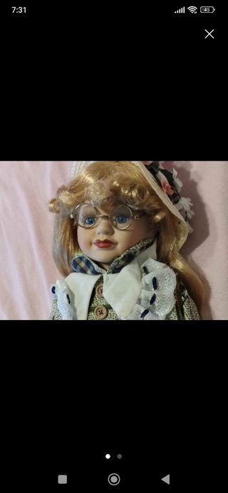 Muñeca porcelana vintage