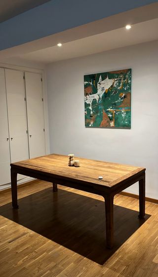 Mesa madera olmo - Estilo clásico