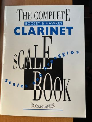 Libro de escalas para clarinete