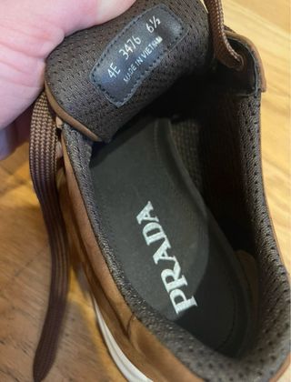 Zapatillas Prada Marrón