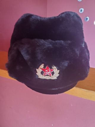 Gorro de invierno ruso negro