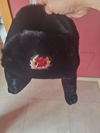 Gorro de invierno ruso negro