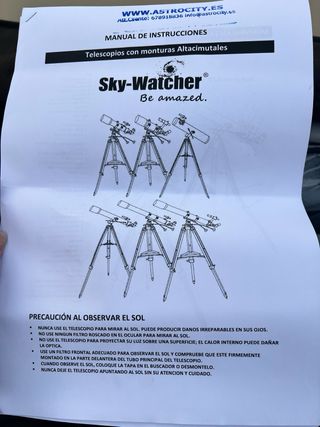 Telescopio SkyWatcher 1216 90-900 AZ3