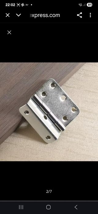 3 Bisagras para puerta