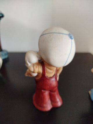 Statuine bimbi con animali vintage anni '70