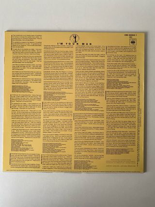 Leonard Cohen - I'm Your Man LP