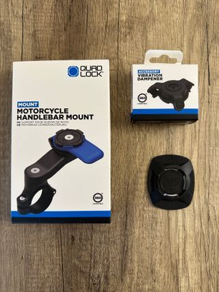 Soportes Quad Lock Fork PRO Handlebar Mirror 