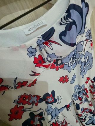 Vestito bimba fiori estivo 4 anni