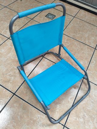 Silla de playa baja plegable